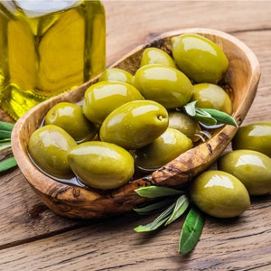 Kalamata Large Olives Whole ,Kalamon Olives, Green Olives, Healthy Snack, Mediterranean Diet, Vegan , Gluten Free, 400 gr FREE SHIPPING