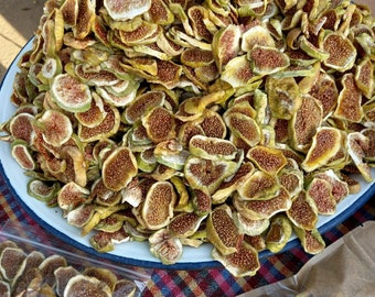 Getrocknete Feigen Chips: Natürlicher Veganer Snack, zuckerfrei