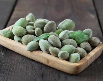 Fresh Green Almonds ,Fresh Raw Almond,Unripe Almond ,Vegan ,Seasonal Taste ,Snack,Appetizer,400 gr-FAST & FREE SHIPPING