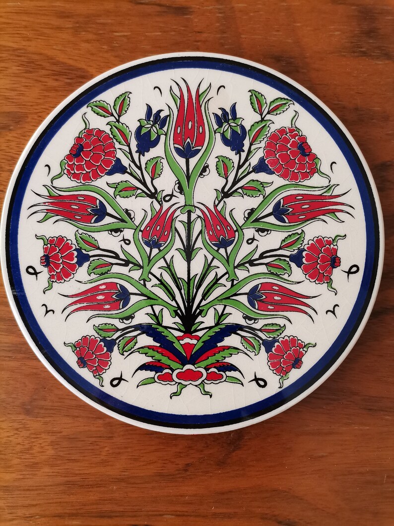 Hot Pad Kitchen Decor gift- FREE SHIPPING Turkish Ceramic Trivet for serving hot dishes Pot Trivet Table Trivet Kitchen Trivet