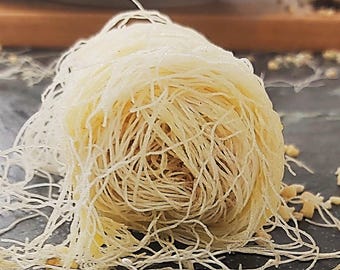 Authentic Turkish Kataifi Dough: Raw Kanafeh Pastry for Kunafa