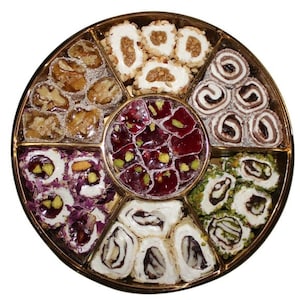 Handmade Assorted Turkish Delight, Premium Turkish Delights Mix Variety ,Delicious gift box ,Celebration gift -430 gr  -FREE SHIPPING