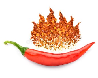 Homemade Organic Extra Hot Chili Flakes, Crushed Red Pepper