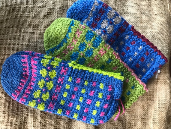 Handmade Traditional Hand Knitted Booties ethnic Booties home Slippers women Slippers wool Slippers authentic Gift free SHIPPING Etsy Ireland