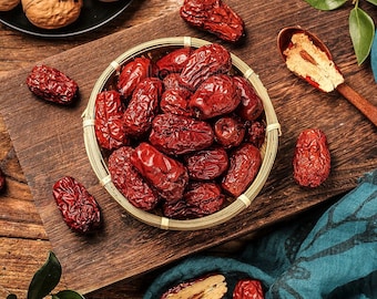 Sun Dried Chinese Red Dates: Natural Jujube Healthy Snack