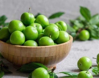 5 lbs., Frische Grüne Pflaume, Greengage, Generik, Janerik, Saisonale Früchte, Yesil Erik, Natürliche Grüne Pflaume - SCHNELLER & KOSTENLOSER VERSAND