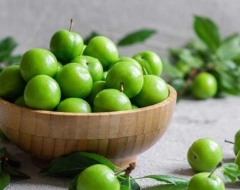 5 Lb ,Fresh Green Plum , Greengage ,Generik,Janerik,Seasonal Fruit , Yesil Erik,Natural Green Plum - FAST & FREE SHIPPING