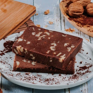 Traditional Turkish Summer Halva with Cacao&Walnut,Tahini halva,Turkish Dessert,Vegan Snack,Healthy food,Gourmet taste,500 gr–FREE SHPM