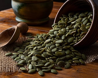 Organic Pumpkin Dried Edible Seeds Shelled,Pumpkin Seed Kernels,Natural Pepitas,Raw Pumpkin Seeds,Vegan Healthy Snack 200 gr FREE SHIP