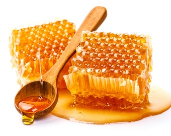 Raw Organic Comb Honey ,All Natural Pure  Honeycomb, Eco Gift ,450 gr-FREE SHIPPING