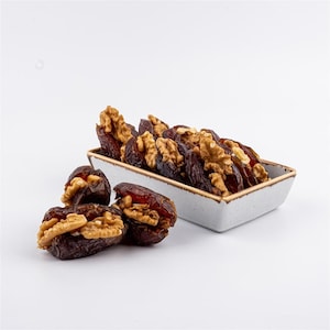 Premium Jerusalem Date, Medjoul Date ,Organic Healthy Dried Fruits, Natural Date with Walnut , Healthy Snack , Vegan –FREE SHIPPING