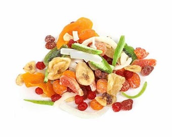 Dried Tropical Fruit Mix ,Fruit Chips,Dry Fruit Flakes ,Seasoning,400 gr-FREE SHIPPING