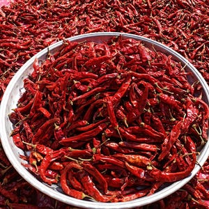Organic Red Whole Dried Hot Pepper,Sun Dried Chili Pepper,Natural Dried Cayenne Pepper,Spicy Spice Seasoning,Extra hot-200 gr-FREE SHIPPING
