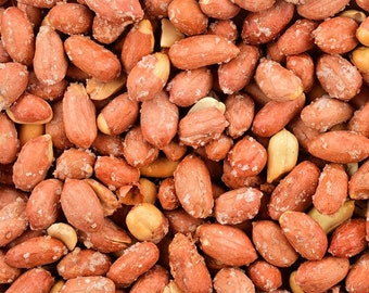 Biologische geroosterde Turkse pinda's: gezouten veganistische snack (200 gr)