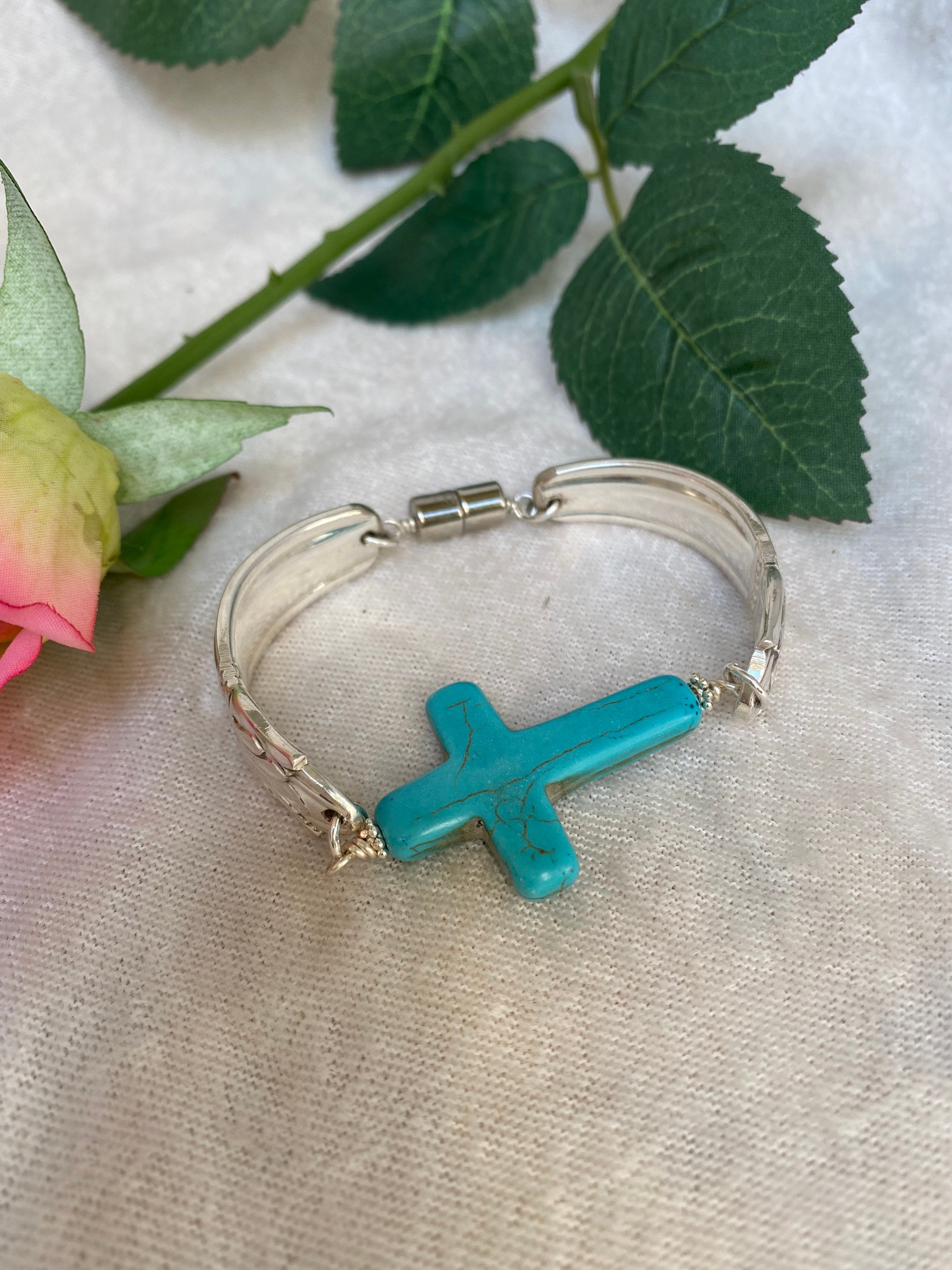 Cross Bracelet - Etsy