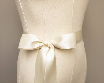 Ivory Wedding Sash - Etsy