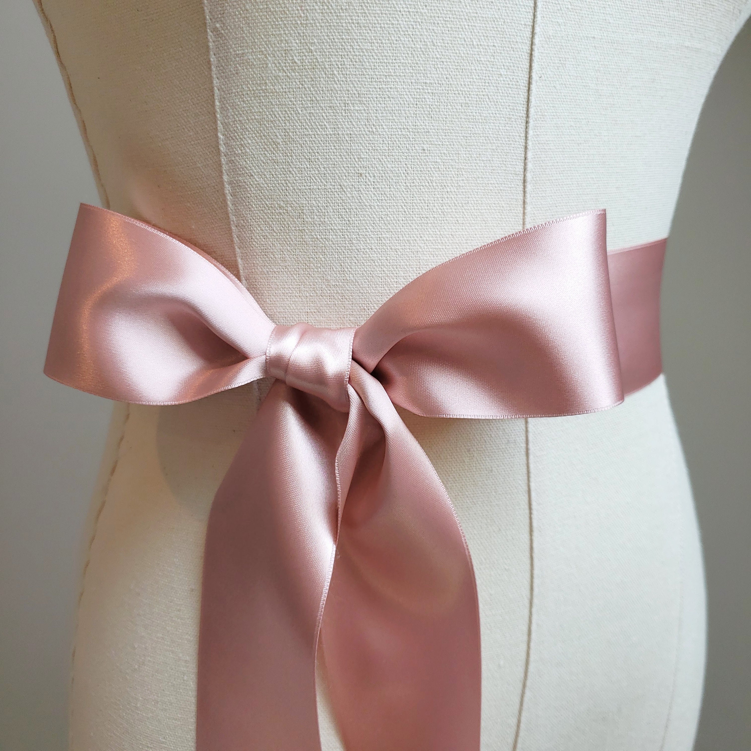 Dusty Rose Satin Ribbon Dusty Rose Wedding Colors Double Sided Ribbon High  Quality Satin by the Yard Weddings, Invitations, Sashes Crafts 