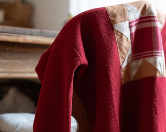 Patchwork-trui van rot