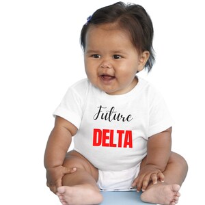 Future Delta | Delta Sigma Theta Onesies® | Baby Shower Gift | Soror Gift | New Mom Gift