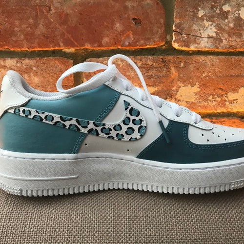 cheetah print air force 1