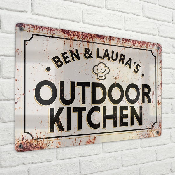 Personalised Outdoor Kitchen Sign Etsy UK