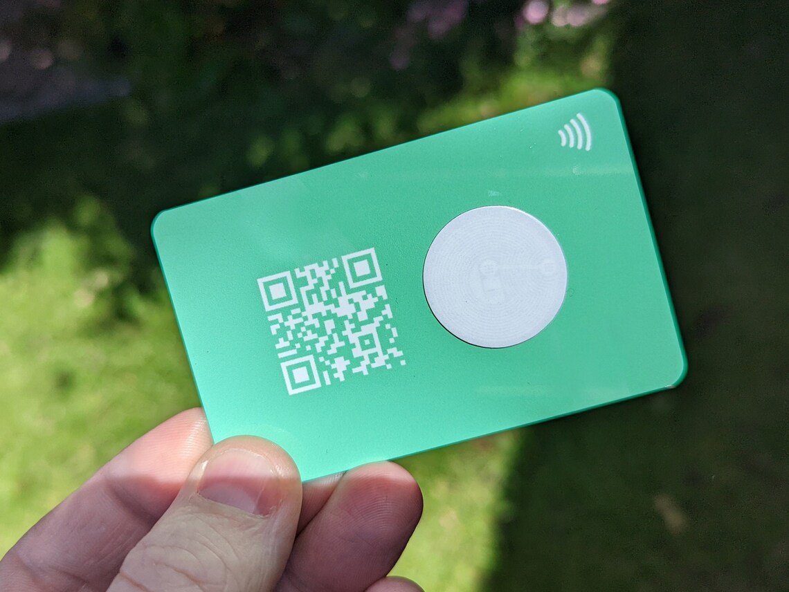 Smart Business Card / NFC Business Card / QR Code Business Etsy UK