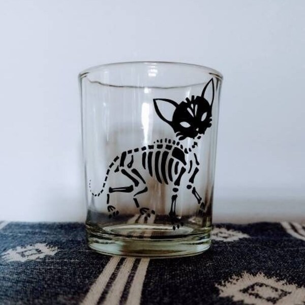 Cat Skeleton Candle Etsy