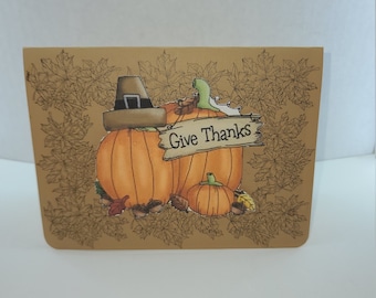 Bedankt - Thanksgiving-kaart