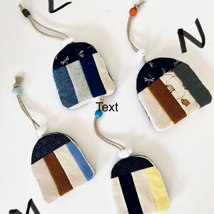 Patchwork Key Case, Japanese Key Holder, Quilted Key Chain ...