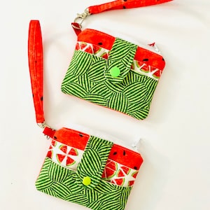 Linda billetera de muñeca, mini billetera, mini bolsa con cremallera, billetera con tarjetero, regalo para niña, regalo de San Valentín, billetera para tarjeta de identificación, regalo de cumpleaños,