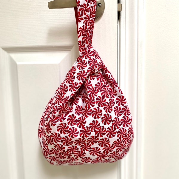 Japanese Knot Bag, boho bag, fashionable handbag, Wrist Bag, summer bag, minimalist bag, Christmas gift, Japanese design, bags and purses
