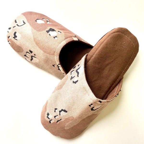 mens camo house shoes