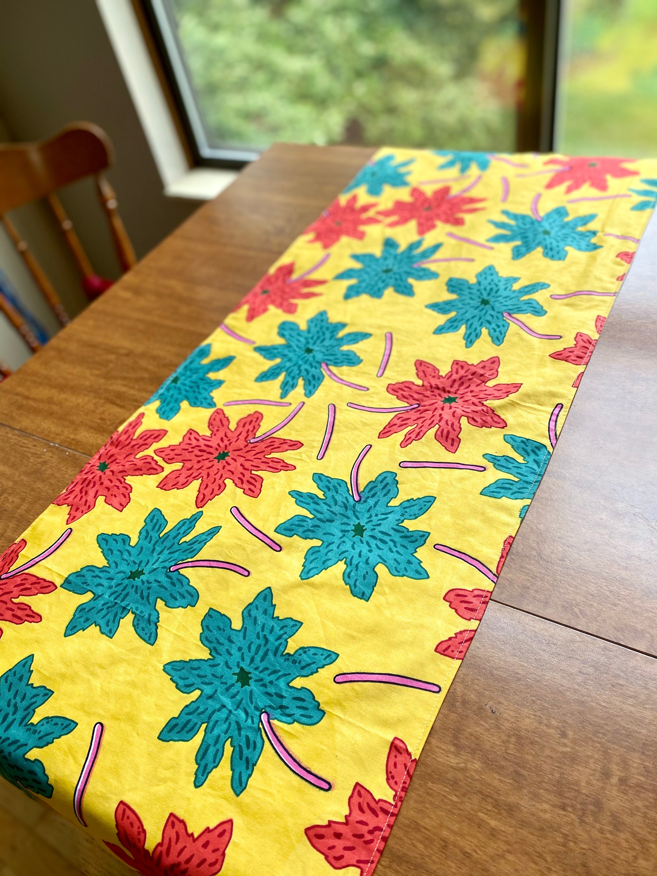 Table runner kitchen table runner cotton table runner Etsy