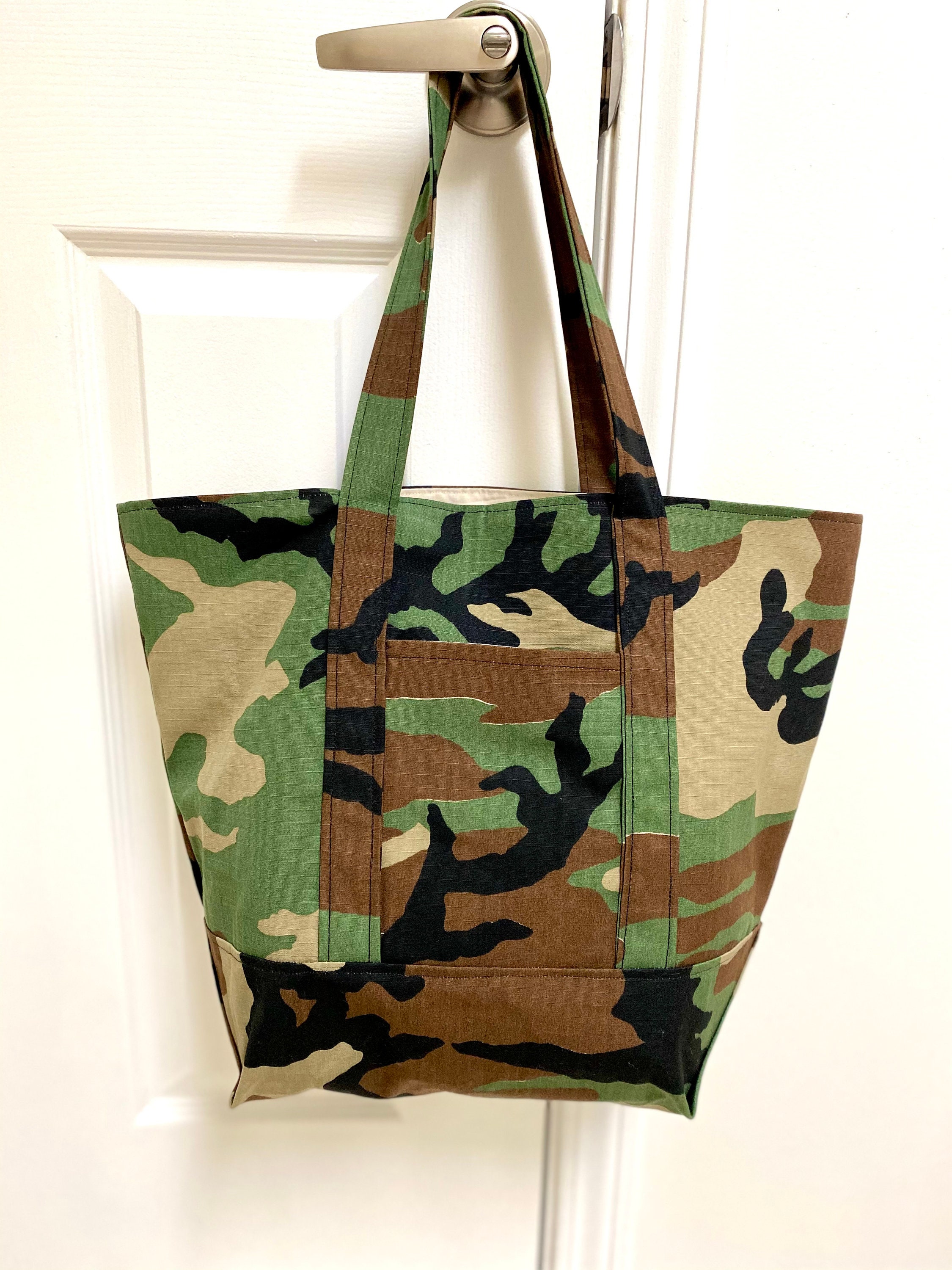 Camo Bag Camo Boat Tote Shoulder Bag Work Bag Laptop - Etsy