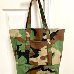 Camo Bag Camo Boat Tote Shoulder Bag Work Bag Laptop - Etsy