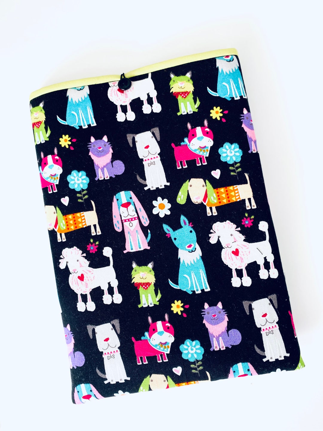 Padded Book Cover, Flex Foam Padded Pouch, Animal Print Book Purse