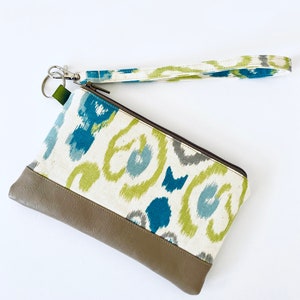 Cartera de pulsera, bolso de pulsera de iPhone, pulsera de lona de cuero vegano, embrague de pulsera, pulsera de teléfono inteligente, pulsera de Otterbox, bolso de noche