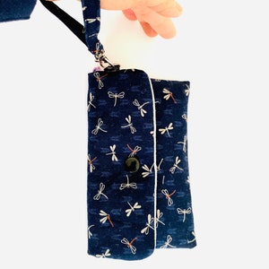 Cartera japonesa, Cartera de pulsera, Cartera de embrague, Cartera con correa, Cartera de teléfono, Cartera con cremallera, regalo de cumpleaños unisex, cremallera de cartera para mujer
