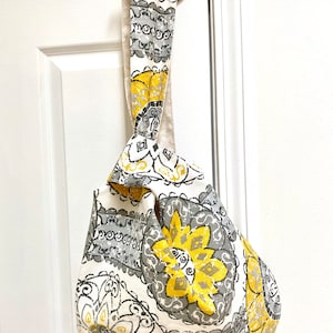 Long strap Knot Bag, Japanese shoulder knot bag, Reversible Bag, elegant hobo bag for her, Minimalist bag, Christmas gift, gift for sister