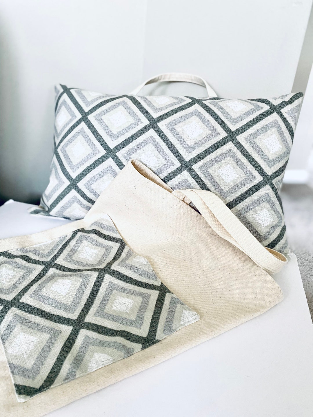 Kneeling, Prayer Cushion With Matching Bag, Spirituality and Religion