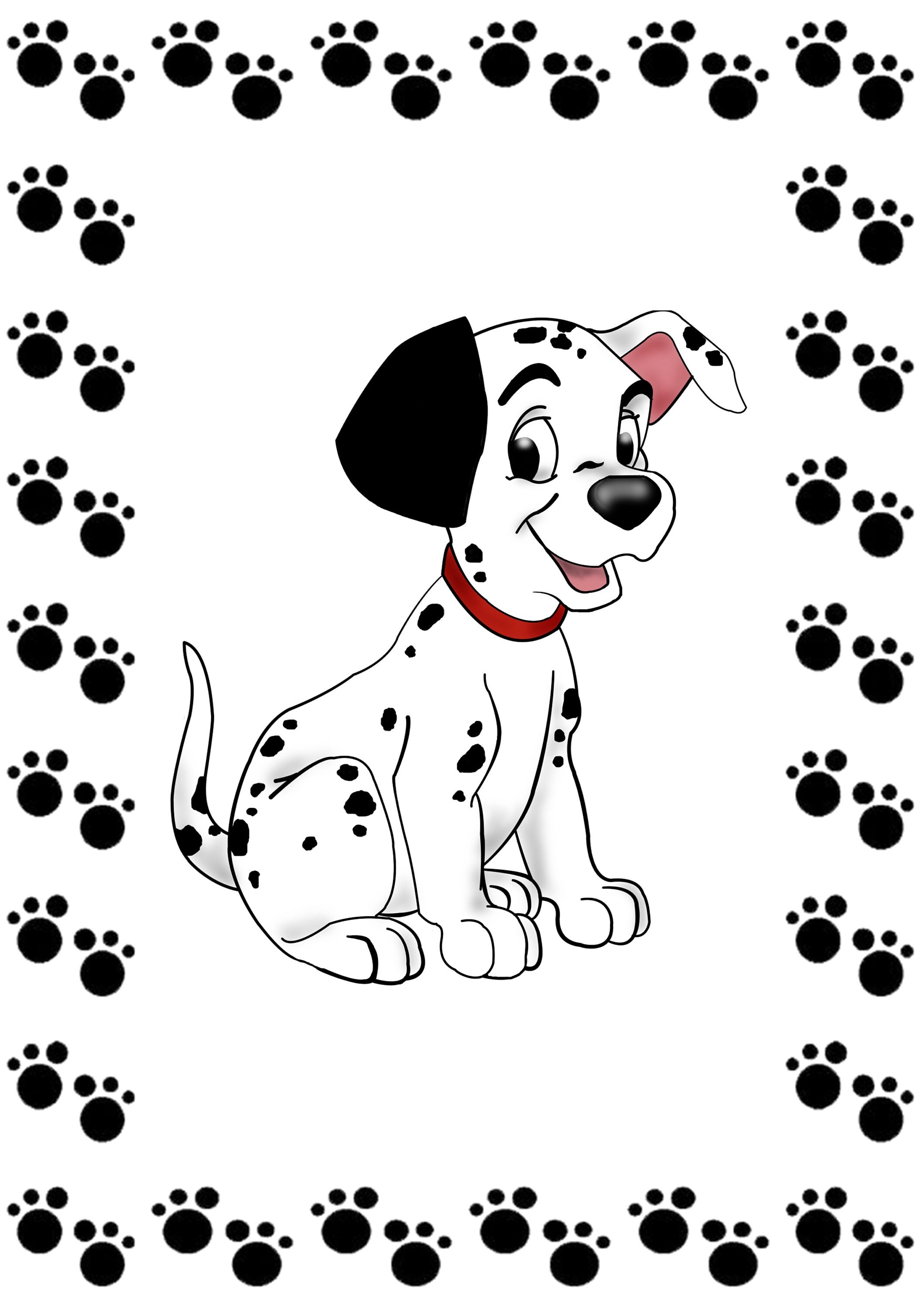 Disney 101 Dalmatians Border Nursery Set Of 3 Prints Nursery | Etsy