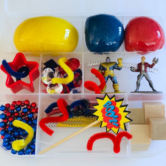 Superhero Avengers Marvel Play Dough Kit Play dough Sensory