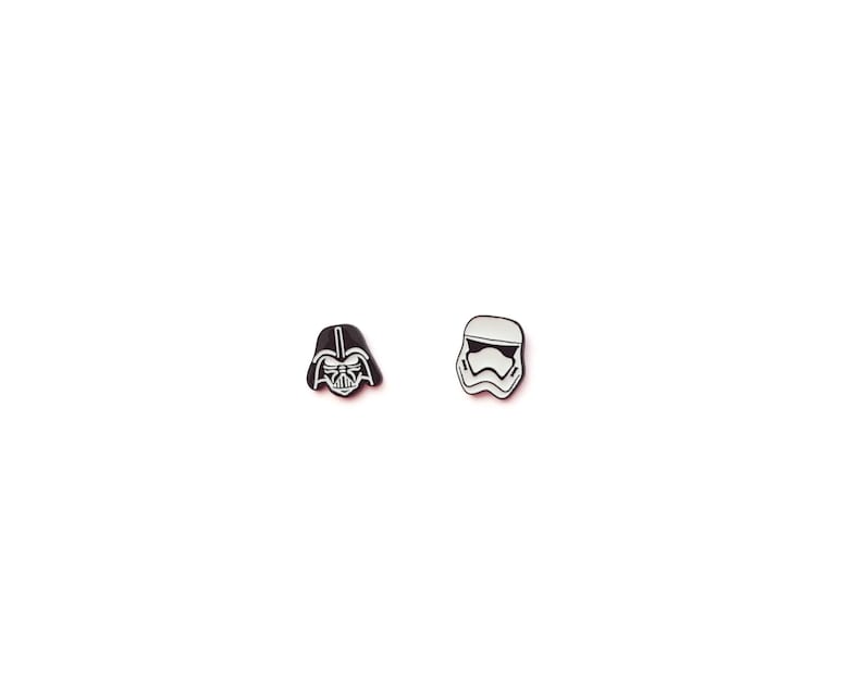 Star Wars Earrings/Darth Vader and Stormtrooper Earrings/Frozen Earrings/Elsa and Ana Earrings/Alice in Wonderland Earrings/Chester Cat image 2