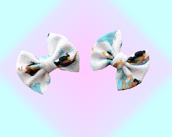 3" Piggies, Jasmine, A whole new World, Baby or Girls Hair Accessories