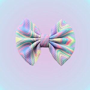 Marble 5&quot; Hair Bows/Colorful Bows for Babies or Girls /Alligator Clip or Nylon Headband