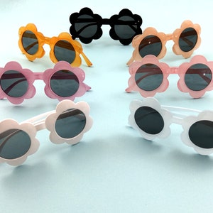 RESTOCKED Flower Sunglasses for Kids and Toddlers/Flower Sunnies/Adorable Sunglasses/Flower Girl Sunglasses