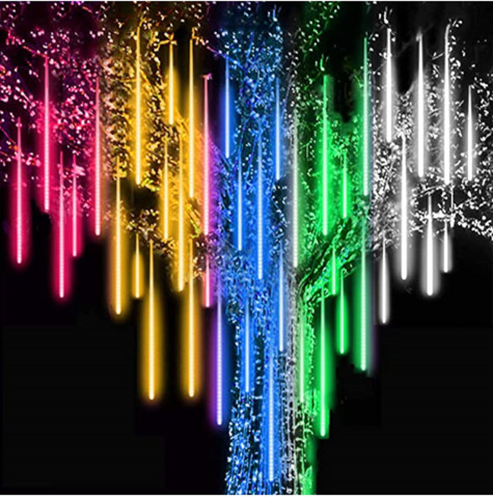 Waterproof Cascade Lights 30cm 8tube LED Lights for Outdoor Etsy