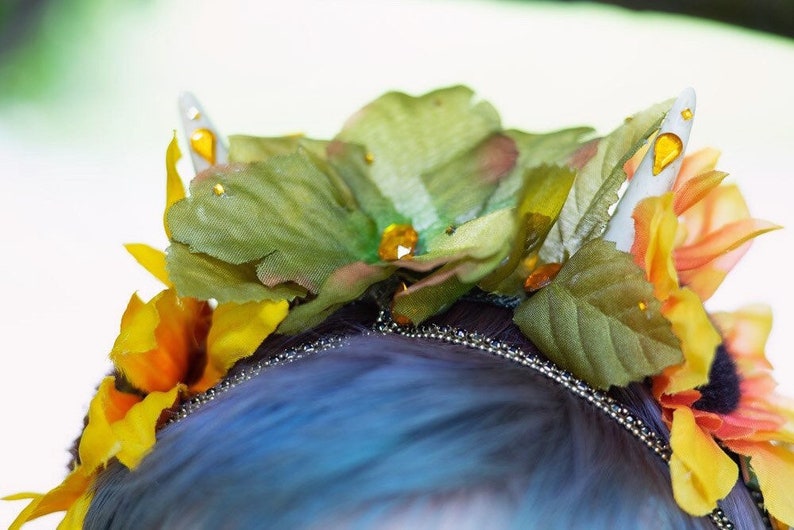 Sunflower Summer Faunfawn costumehorns