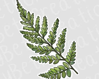 Fern Sticker | Botanical Sticker | Waterproof Sticker