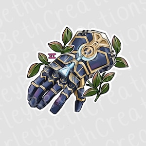 VI Gauntlet Sticker | Waterproof Sticker | Arcane Sticker